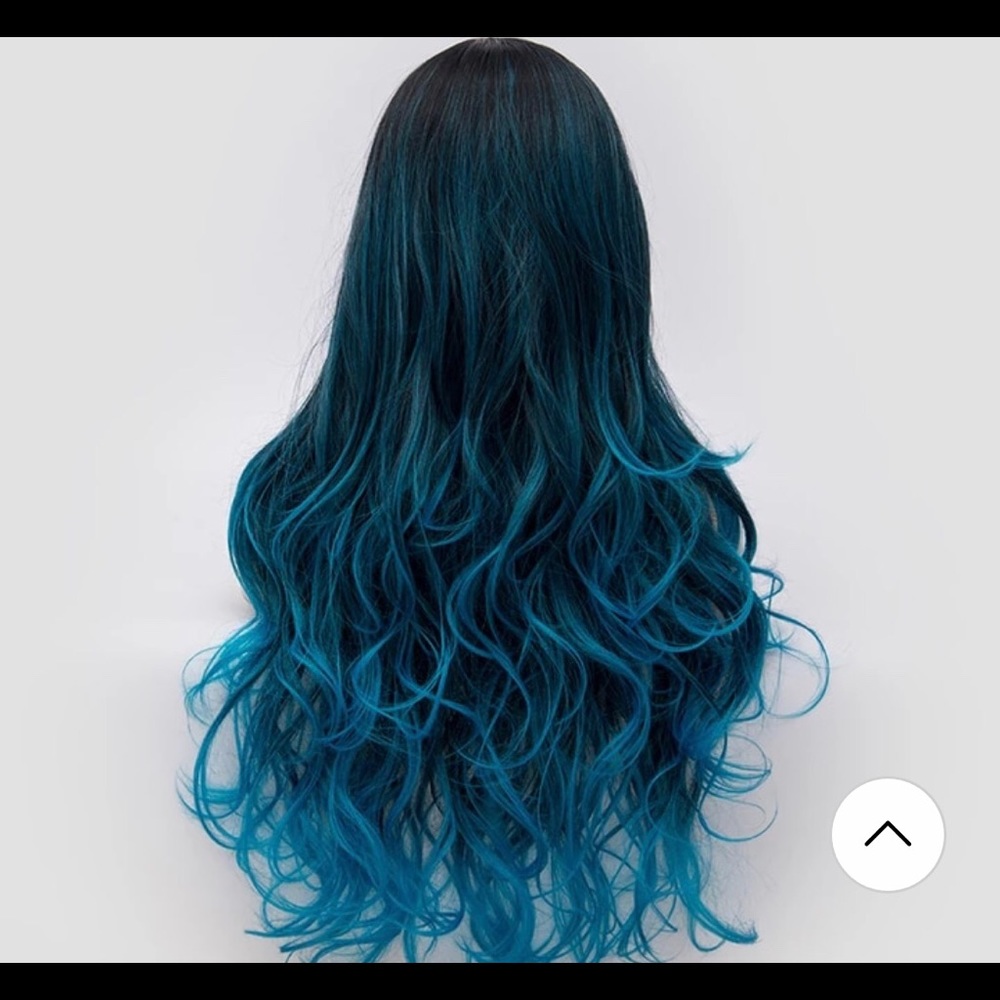 26inch Heat Resistant Fiber Hair Dark Root Ombre